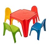 Starplay Children's Table & Chair Set, Primary Colors (52900)