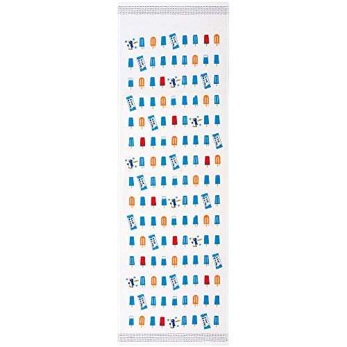 コンテックス フェイスタオル 布ごよみ アイスキャンディ ブルー 約33×100cm 45333-001
