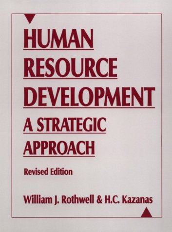 Human Resource Development: A Strategic Approach 0874252385 Book Cover