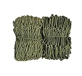 Rete da recinzione Rail Net Rete da Giardino Rete Hanfseil, EIN Sicherheitsnetz for Kinder, Zaun, Kletterschutznetz, net Retro dekorativer, grün Nylonseil, Feste Breite 1M, anpassbare Länge (1 x 6 m)