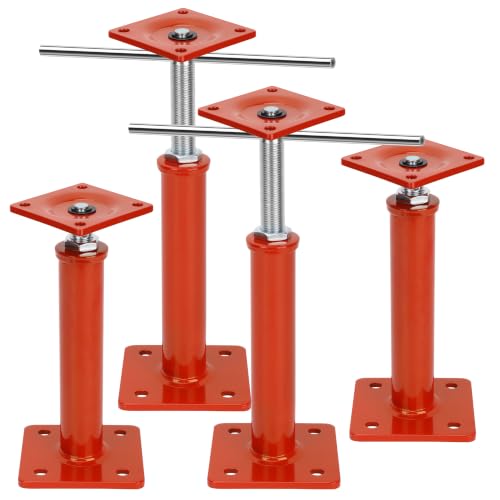 Floor-Jacks-for-House-Leveling-4-Pack-11-16-Height-Range Floor Jacks for House Leveling 4 Pack, 11" - 16" Height Range - Image 1