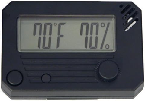 Rectangle Digital Hygrometer for Humidors by Quality Importers Hygroset