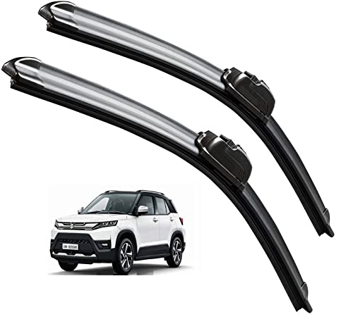 Image of Euro Care Windshield Car Wiper Blades Compatibility with Maruti brezza - Set of 2Pc (D-24,P-17)