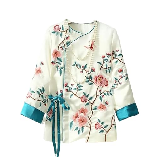 Chaqueta sin mangas Tang con bordado chino tradicional JYHBHMZG alta costura