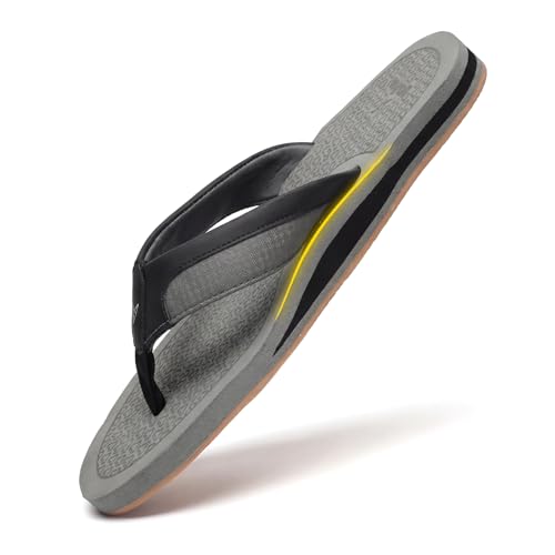 Image of YOHO ArchFlex orthopedic slippers for men | Arch support for pain relief | Soft, Anti-Skid, lightweight | comfortable padded straps flip flops for Everyday