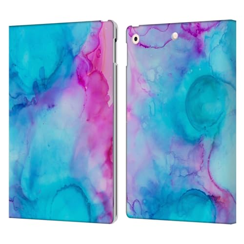 Accessoire iPad 10.2 étui cuir Haroulita motif abstrait avec fentes pour cartes