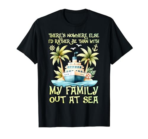 Cruising family matching family cruise vacation retro men T-Shirt