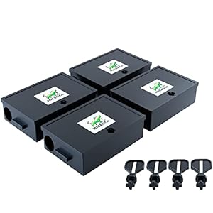 Mice&Co Mouse Lokaashouder met Sleutel – Rodent Bait Station | Pak 4 stuks in