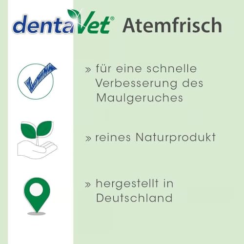 dentaVet Atemfrisch 40g | für Hunde mit störendem Mundgeruch