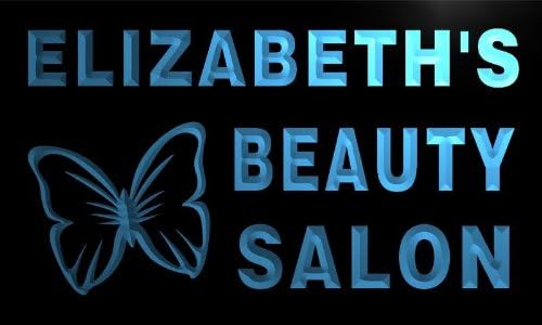 ADVPRO x2005-tm Elizabeth's Beauty Salon Custom Personalized Name Neon Sign