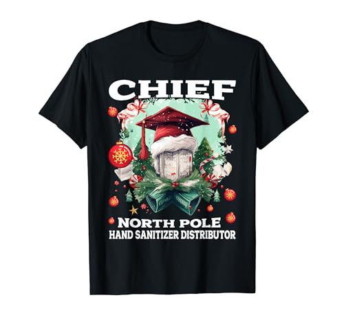 North Pole Hand Sanitizer Distributor T-Shirt