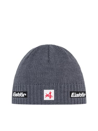 Eisbär Gorro para Hombre y Mujer Trop Ski Austria – Gorro de Invierno de Merino Unisex con Forro Polar Que Protege contra el frío y el Viento – Gorro de Punto Transpirable, termorregulador, Gorro de