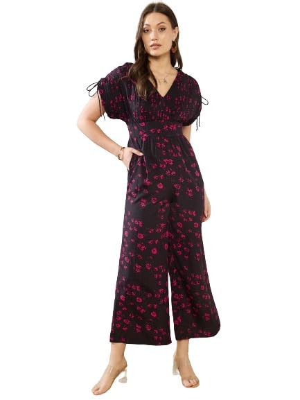 kassually jumpsuits for women Animal Printed Pleated Jumpsuit-picture-21