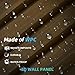 Treslam 3D Faux Wood Wall Panels for Exterior – Waterproof WPC Decorative Siding Slat Covering, Outdoor UV 8 FT (L) x 0.53 FT(H) Resistant Wall Decor, Easy Install Design (Brown, Pack of 10 Piece)