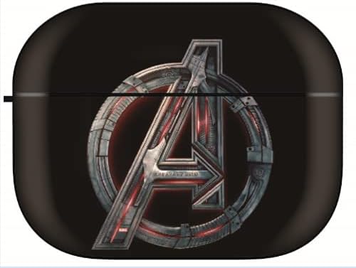 Superhero Mar vel Aven Gers AirPods Pro Funda protectora Accesorios TPU Material de protección completa a prueba de golpes con llavero (AVEN GER 2)