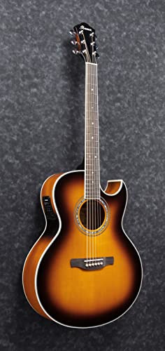 Ibanez Jsa5 Satriani 6-String Acoustic Guitar (Right-Hand, Vintage Burst High Gloss) #TOP4