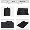 Coffee Machine Cover Heavy Duty Heat Resistant Waterproof Dust Protective Coffee Machine Cover Case Compatible with Ninja PB051 Pod & Grounds Specialty Single-Serve Coffee Maker (Black)