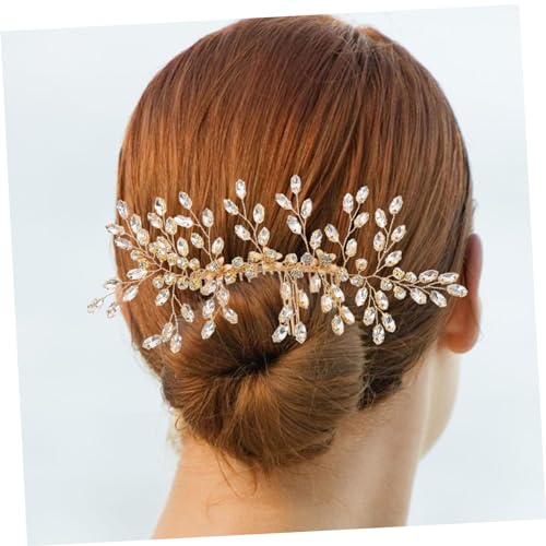 Beavorty 4 Peças Pente De Cabelo De Casamento Olho De Cavalo Para Mulheres Acessórios Curtos Pente D