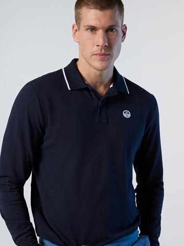 North Sails Polo A Maniche Lunghe Con Lettering - 4