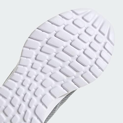 adidas Unisex Kinder Tensaur Run Shoes, Grey/Cloud White/Lucid Lemon, 39 1/3 EU