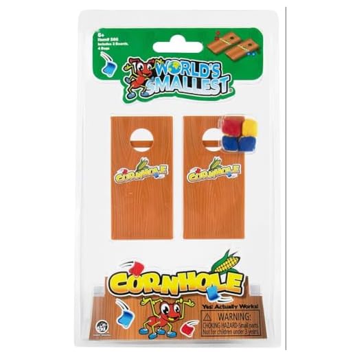 Worlds Smallest Cornhole, Brown, 586