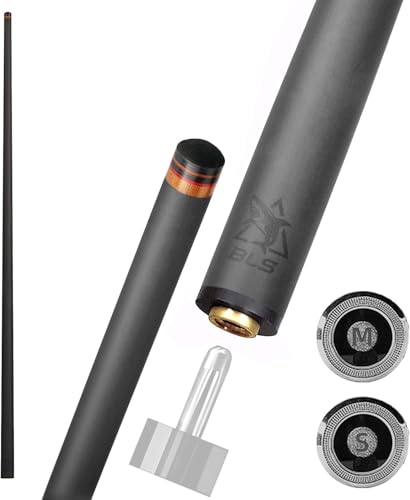 BlkCueShark 29" Uni-Loc Carbon Pool Cue Shaft (Single), 10 L...