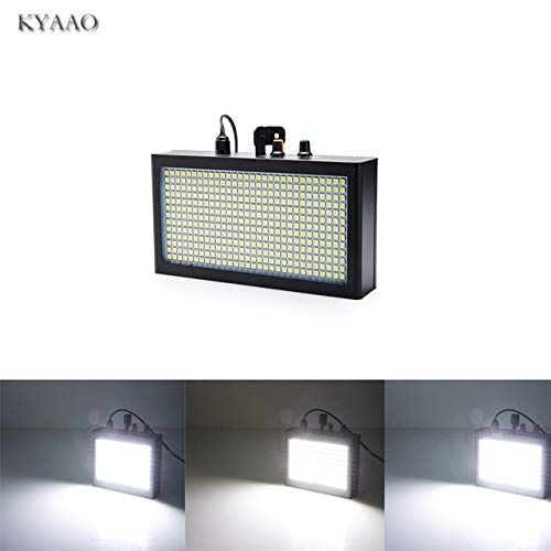 Solmore 35 W 220V Bühnenlampe, weiß, Stroboskop, 180 LEDs, Auto/Soundsteuerung, Lichtspiele, Disco, Effektprojektor, DJ, Stimmungsbeleuchtung, für Party, Bar, 220 V