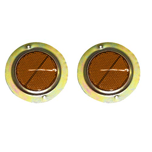 Catadioptre rond Bernstein 15000402 avec système acier réfléchissant
