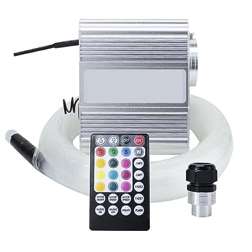 Luz de estrella para techo de coche RGBW de 10W con fibra óptica de 0.75mm