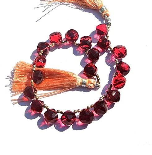 Quartz rose rubellite en perles cubes pour fabriquer un cadeau personnalisé unique - 4