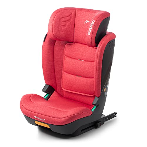 BABYAUTO - Silla de coche i-Size FAIRGO - COLOSSO: Para niños de 100-150 cm (3.5-12 años) - Máxima Seguridad, Confort y Diseño Elegante - Protección Lateral y Adaptabilidad a Medida. Color Royal Red