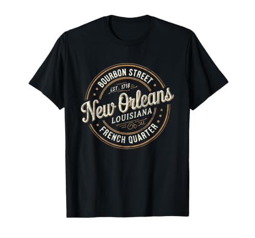 Mardi Gras New Orleans Louisiana Bourbon Street Souvenir T-Shirt, Men, Black, 3X-Large