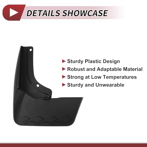 Image of 1 Set Mud Flaps Splash Guards for Volkswagen Tiguan l PRO Front and Rear Mud Guards W /Mount Accessories