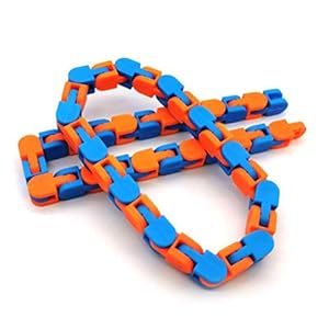 Holmeey Grappige fidget speelgoed fiets lane decompressie ketting speelgoed 24 knoop fiets lane decompressie ketting…