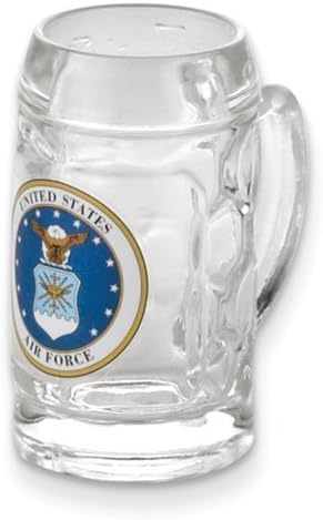 US Air Force Mini Isar Dimpled Mug Shot Glass, Made in Poland