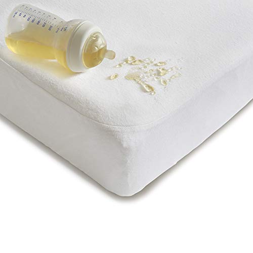 Niimo Wasserfester Matratzenschoner 70X140 flauschige fur Babybett 100% Maschinenwaschbar