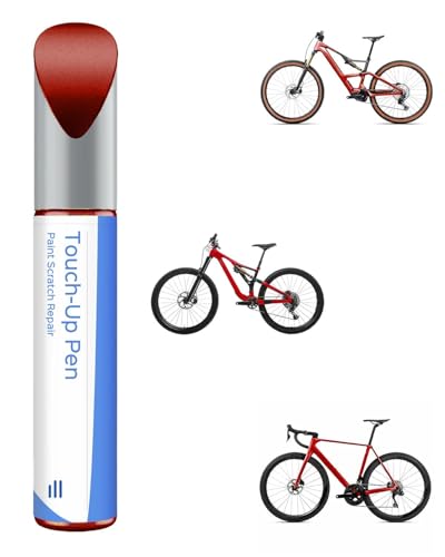 PARTS4EV Rosso puro vernice per bicicletta - Smalto per ritocchi per Orbea, utilizzare pennarello per metallo e plastica - Vernice per bicicletta ad alta copertura