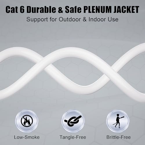 Câble Ethernet Cat 6 blindé anti-coupure internet extérieur 304m