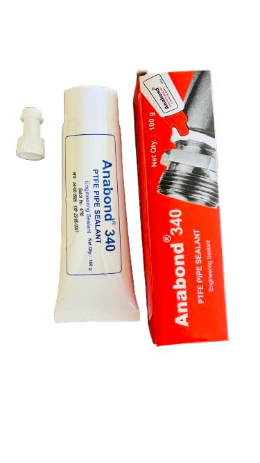 Anabond 340 PTFE Pipe Sealant 100g | Thread Sealant for Hydraulic, Pneumatic & Gas Systems | Leak Proof Engineering Sealant-image-4