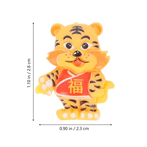 PRETYZOOM 50 peças de adesivos de telefone em estilo chinês com design do ano do tigre