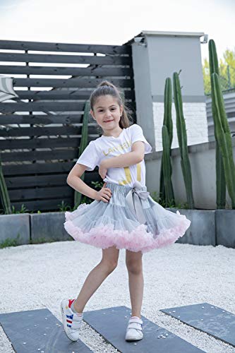 Saia de tule plissada para bebês da kephy Pettiskirt para meninas extrafofa saia tutu princesa vesti