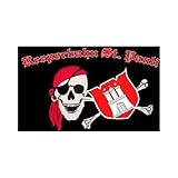 St. Pauli - Reeperbahn Fahne (F43) jetzt online bestellen beim Trendshop aus Remscheid