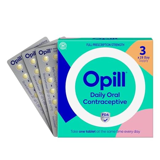 Opill Daily Birth Control Pills, OTC Progestin-Only, 84 Count