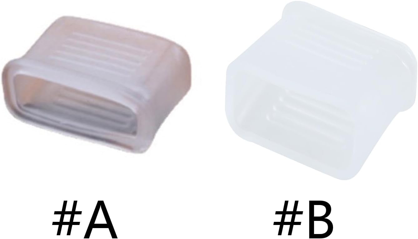 20 Pack Whistles Set Clear Sports Whistles Mouth Grip Replacement Mouthpieces for Referees Outdoor Whistles