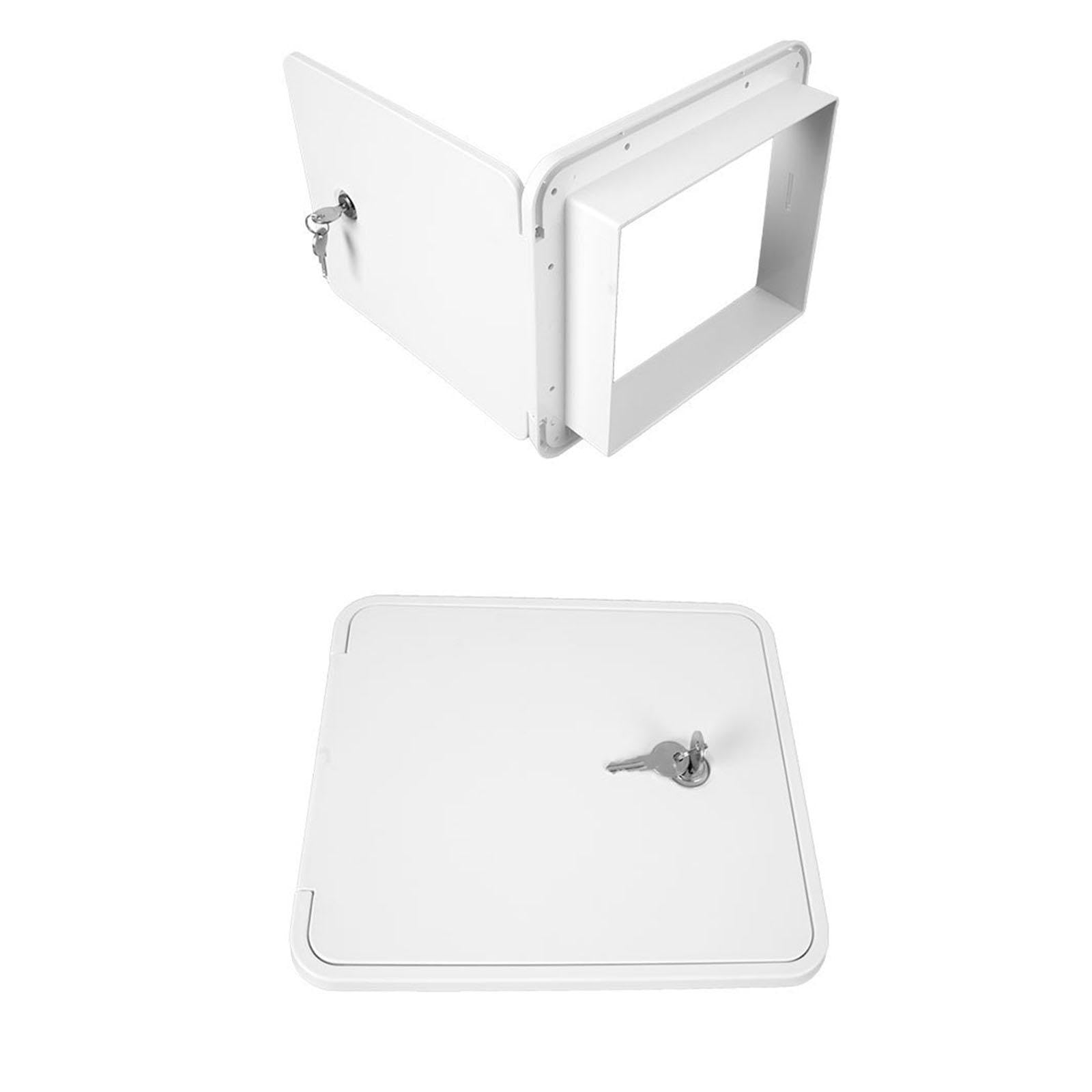 Tapa de Repuesto Impermeable para Cable de Alimentación, 25,7 X 22,8 Cm, con 2 Llaves, para O Barco.