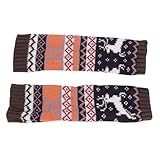 Beaupretty Mangas Largas de Protección de Punto sin Dedos para Mujer Color Gris Oscuro Cálidas y Flexibles para Invierno para Ciclismo Running y Actividades al Aire Libre