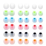 MQIMY Earbud Replacement Tips Silicone Earbud Tips Ear Bud Covers Fit Most in-Ear Earbuds(Inner Hole 3.8mm -5.1mm) Headphone Ear Tips 18 Pairs S M L