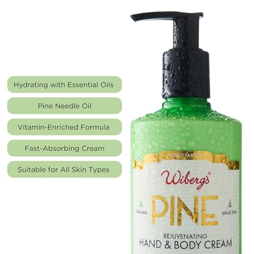 WIBERG'S Pine Hand & Body Cream 300ml, Lime, 300 ml (Pack of 1) - Image 3