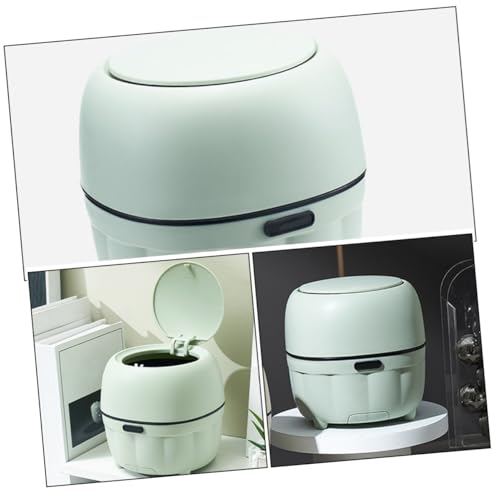 Mini caneca pequeña rectangular para escritorio con tapa miniatura 3