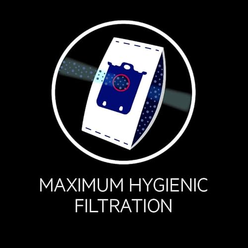 AEG GR201SM s-Bag Staubbeutel Classic Long Performance MegaPack, 12 Synthetik Staubsaugerbeutel für dauerhaft hohe Saugleistung, optimale Filtration, Hygieneverschluss, 60% mehr Saugkraft, weiß